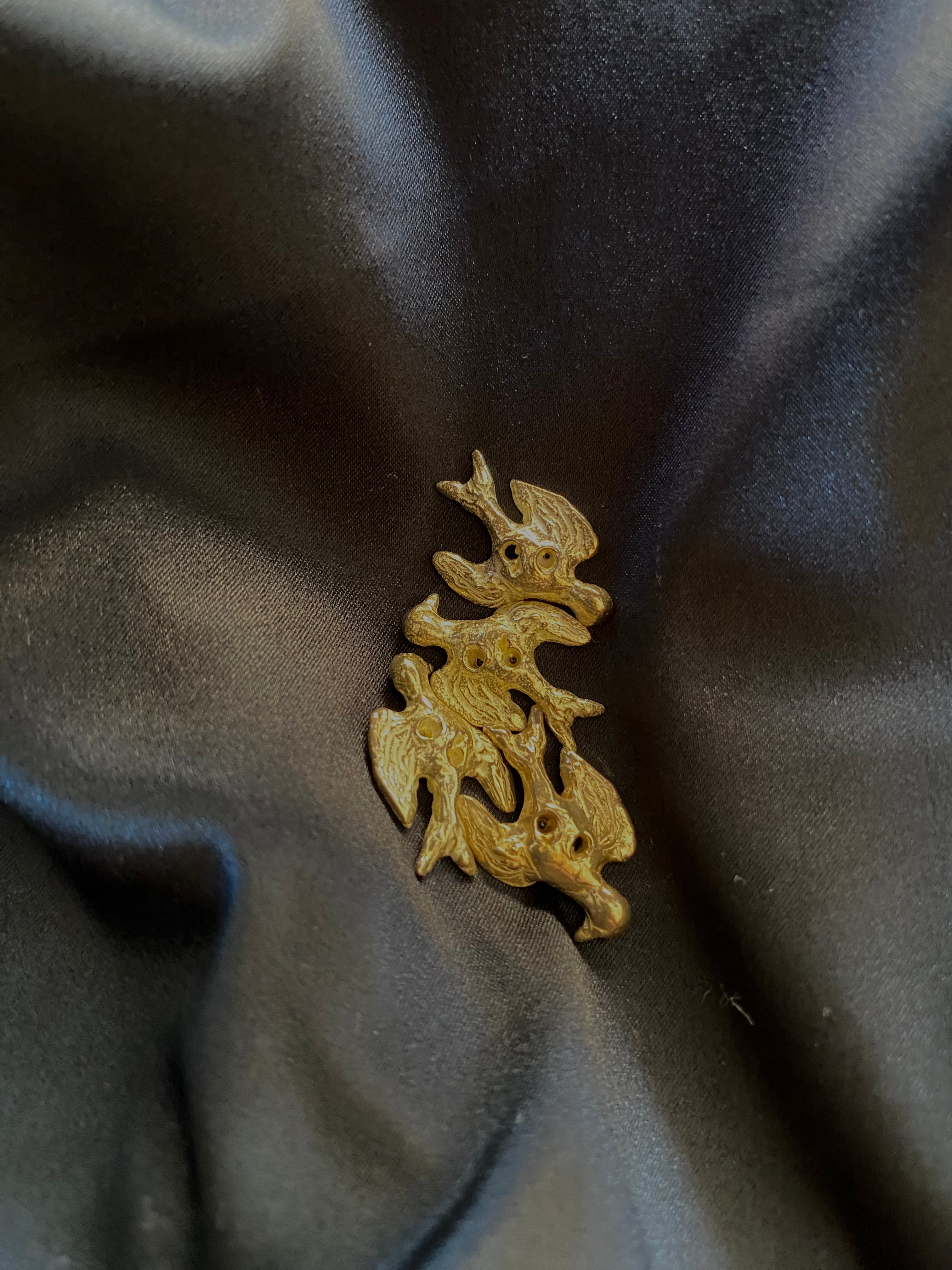 BOTÓN VUELO BRONCE