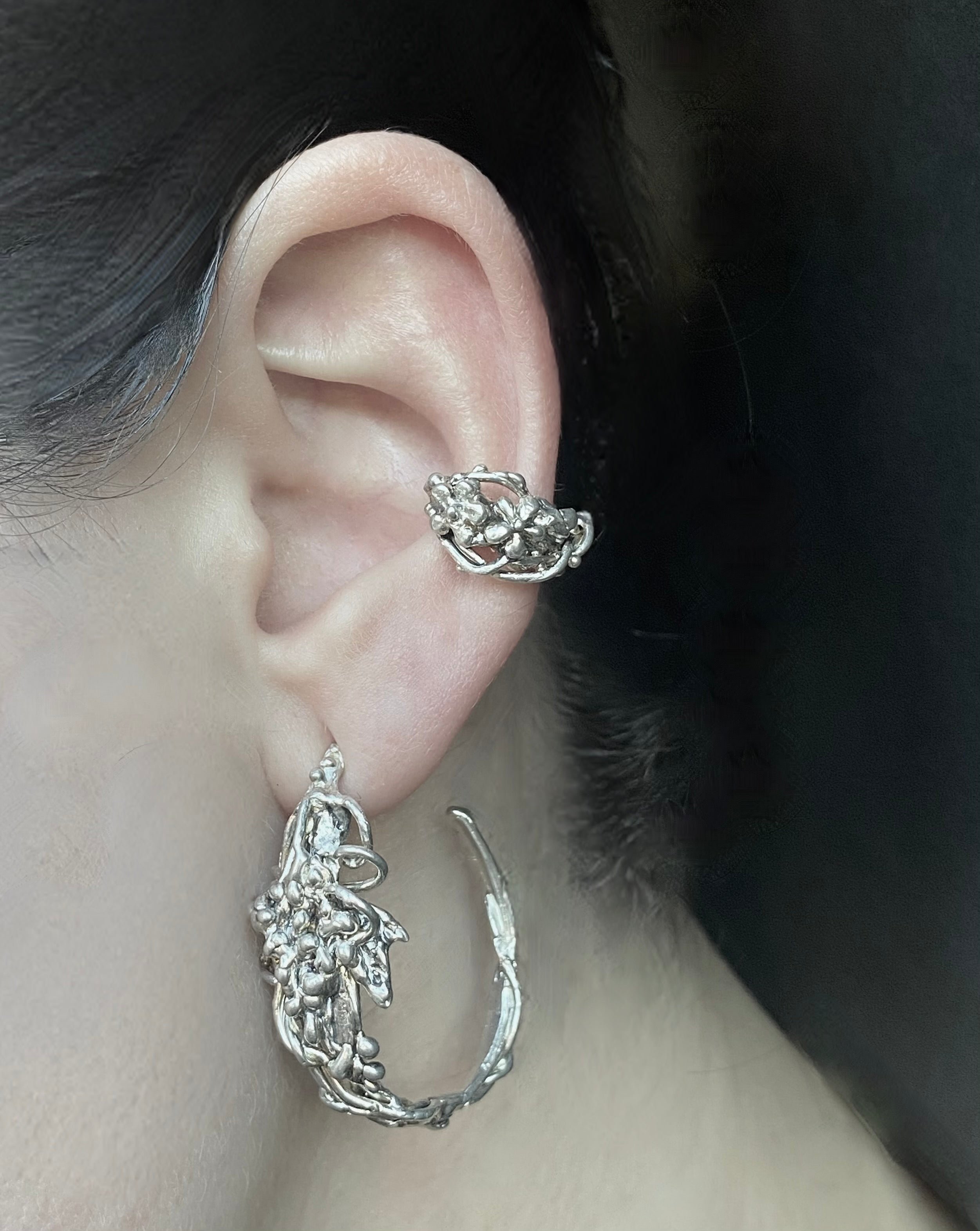 EAR CUFF JAZMÍN PLATA
