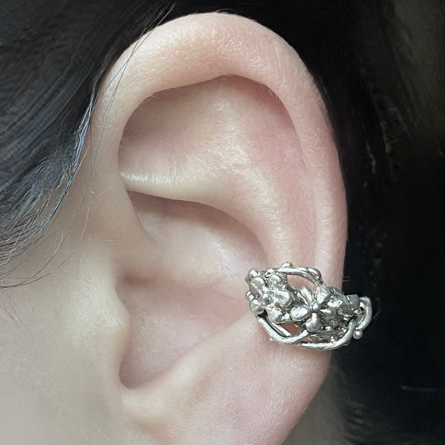 EAR CUFF JAZMÍN PLATA