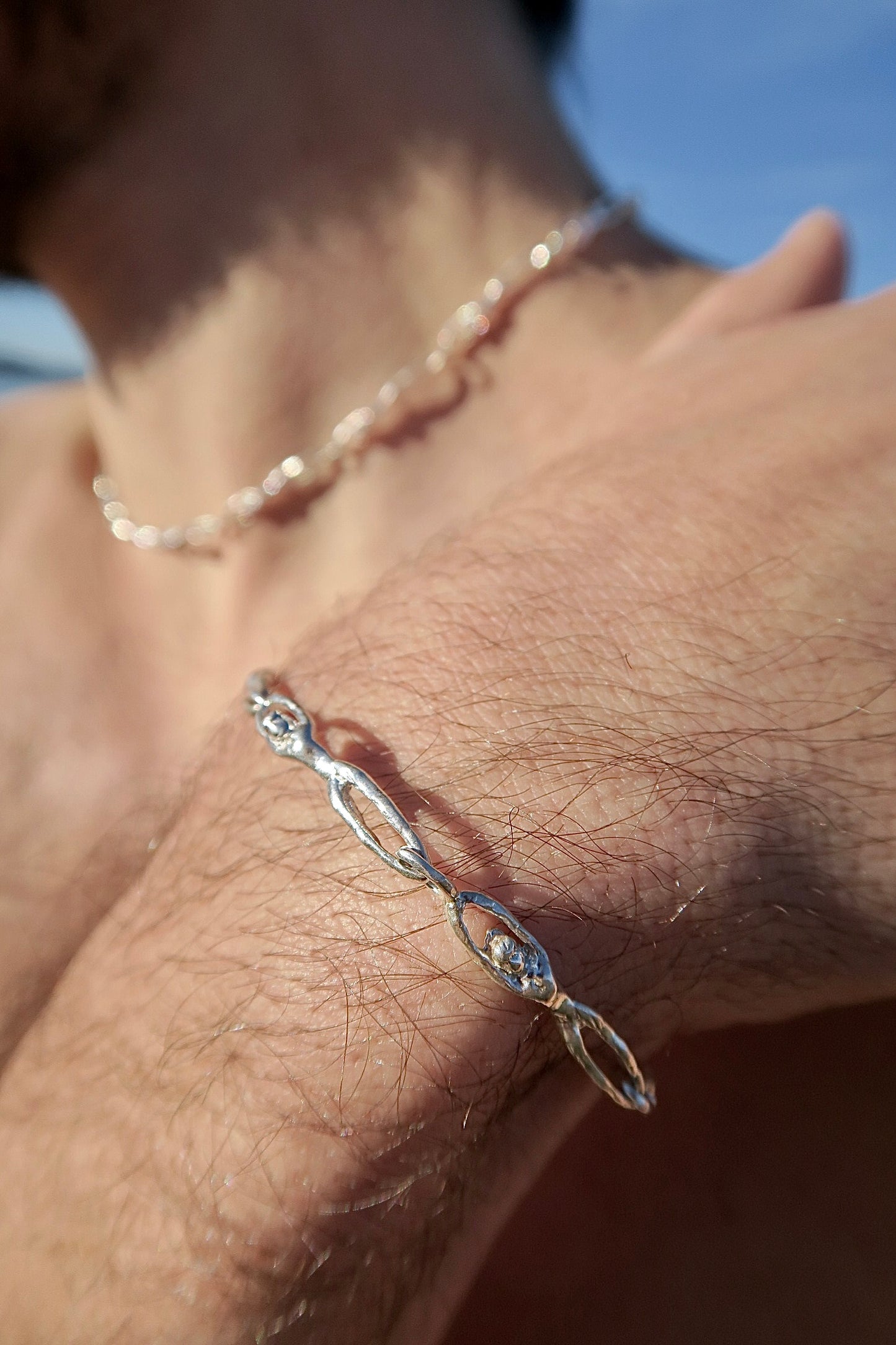 PULSERA CADENA HUMANA